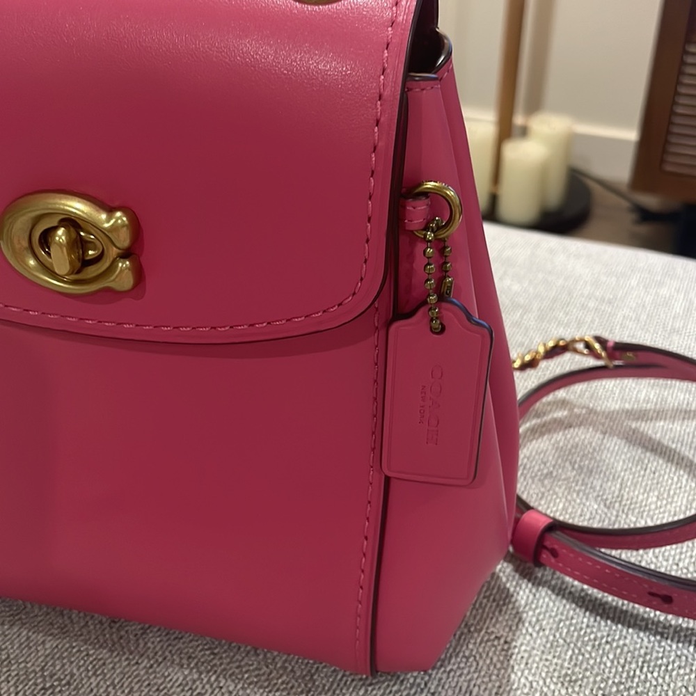 New! Coach Parker Leather Backpack - Picture 9 of 15